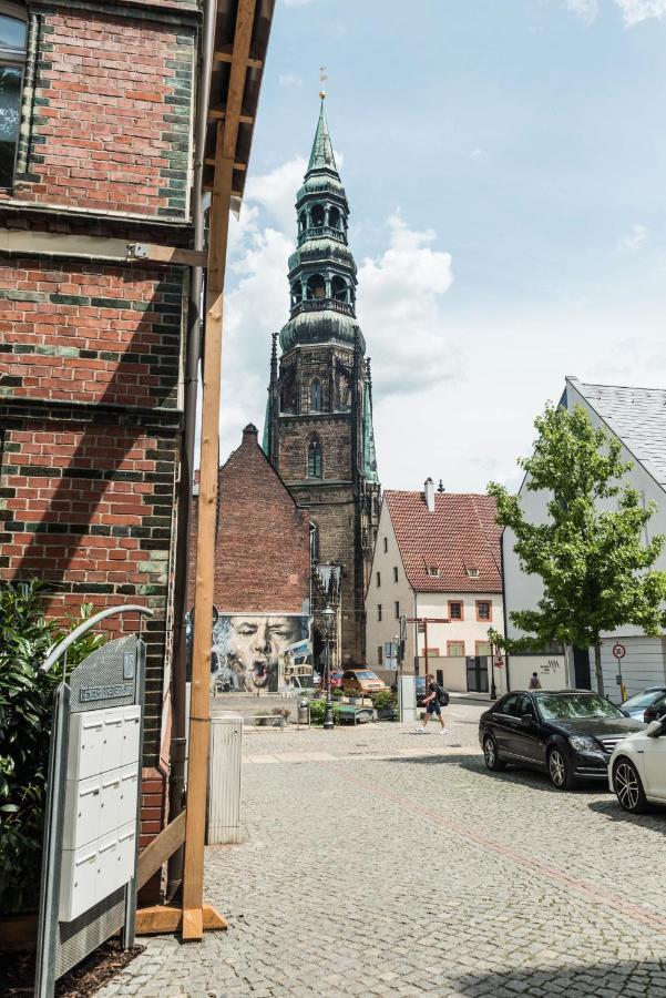 Apartmenthaus Am Dom Maisonette Mit Parkplatz Zwickau Ngoại thất bức ảnh